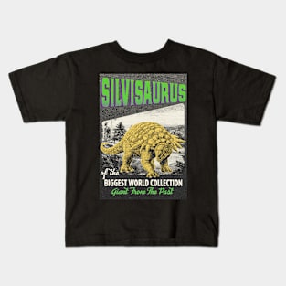 Silvisaurus Retro Art - The Biggest World Collection / Giant From The Past Kids T-Shirt